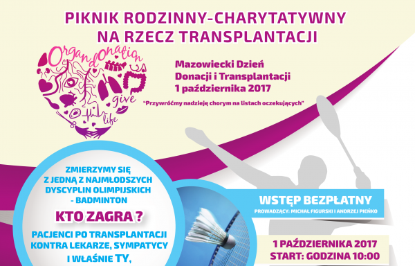 Piknik Rodzinny - Charytatywny na Rzecz Transplantacji